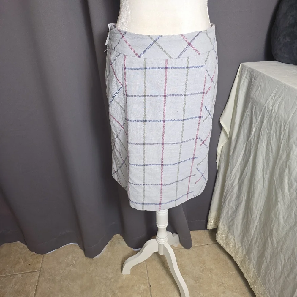 Edme & Esyllte for Anthropologie Plaid Ruffle Skirt – Women’s Size 8 - Picture 2 of 10